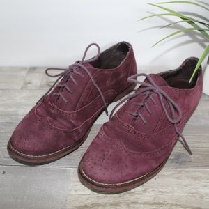 Steve Madden Purple Oxfords